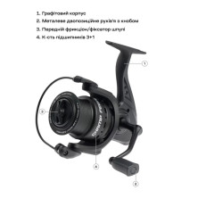 Котушка Brain Champ Feeder 5000 3+1BB 4.8:1