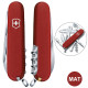 Складаний ніж Victorinox CLIMBER MAT червоний матовий лак