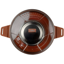 Каструля Tribe Collapsible Pot 2,5 л силіконова T-FF-0025, brown