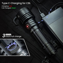 Ліхтар тактичний Sofirn C8L XHP50D-HI LED 3100lm 1*21700