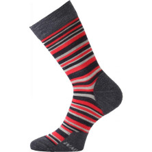 Термошкарпетки для трекінгу Lasting WPL 503 сіро-червоні, M