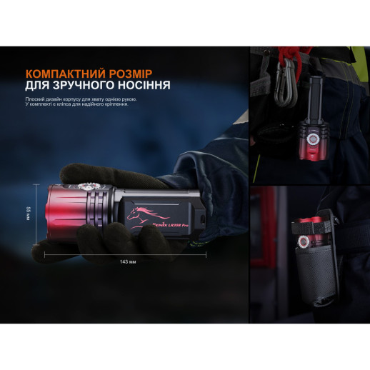 Ліхтар пошуковий ручний Fenix LR35R PRO | Лімітована серія