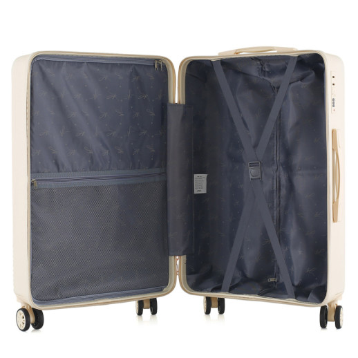 Валіза Semi Line 24" (M) Ecru (T5757-3)