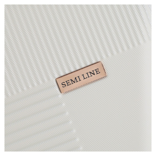 Валіза Semi Line 24" (M) Ecru (T5757-3)