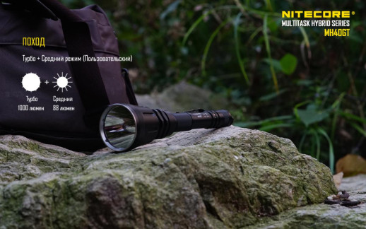Пошуковий мисливський ліхтар Nitecore MH40GT
