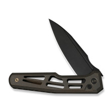 Ніж складаний туристичний Weknife Dressytak (8.6 см) Bohler M390 / Titanium бронзовий
