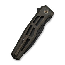 Ніж складаний туристичний Weknife Dressytak (8.6 см) Bohler M390 / Titanium бронзовий