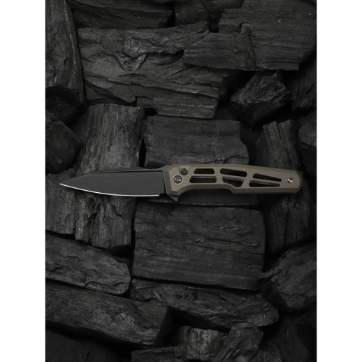 Ніж складаний туристичний Weknife Dressytak (8.6 см) Bohler M390 / Titanium бронзовий