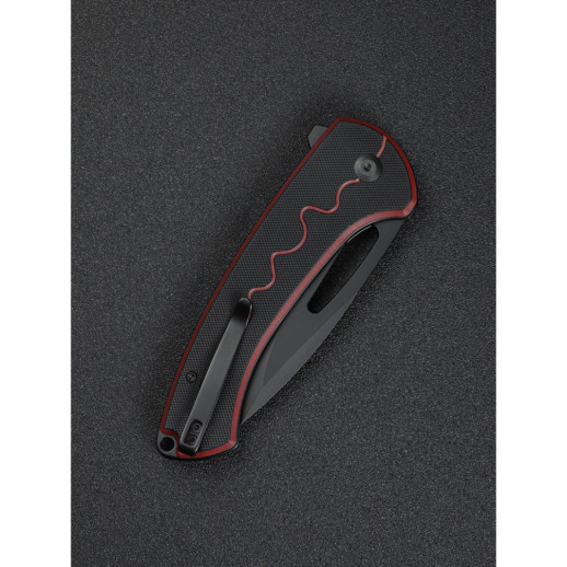 Ніж складаний Sencut Squiggy Burgundy/Black S24082A-3