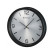 Годинники настінні Bresser MyTime Silver Edition, чорні (8020316CM3000)