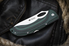 Ніж Kizlyar Supreme Dream сатин титан, сталь 440C, рукоять микарта