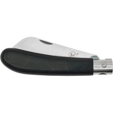 Ніж Main Knives German line, Black pressed wood handle, sheepsfoot blade