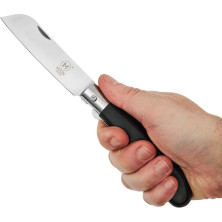 Ніж Main Knives German line, Black pressed wood handle, sheepsfoot blade