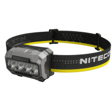 Ліхтар налобний Nitecore HA23 UHE (White-Red Led, 600 люмен, 9 режимів, 1xHLB1500/3xAAA), чорний