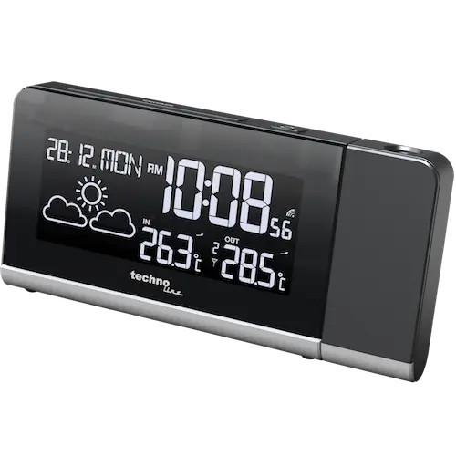Годинник проекційний Technoline WT539 Black (WT539)