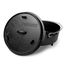 Казан-жарівня чавунна Petromax Dutch Oven ft6 на ніжках 5,5 л