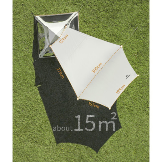 Намет тримісний автоматичний із тентом Naturehike Ango CNK2550WS010, L, сірий