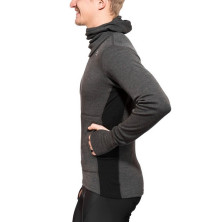 Худі чоловіче Aclima WarmWool Hood Sweater Man Marengo /Black XL