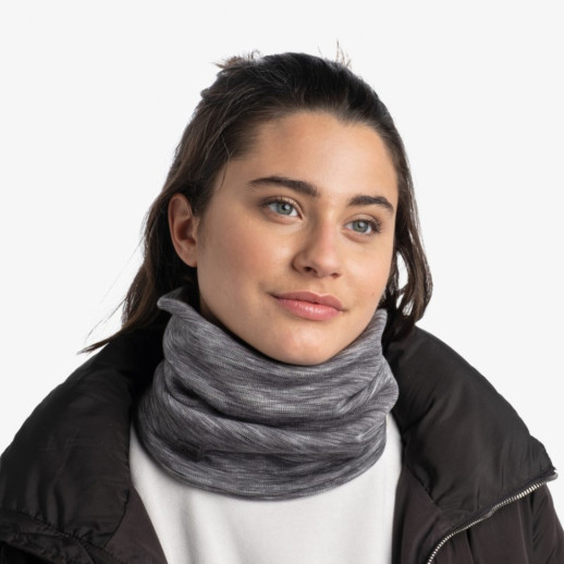 Шарф-труба Buff Heavyweight Merino Wool MULTI STRIPES fog grey