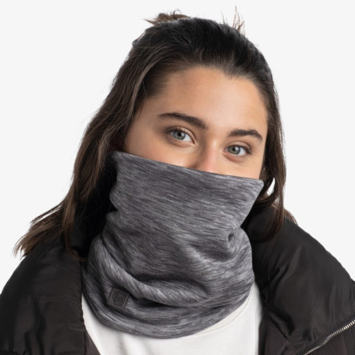 Шарф-труба Buff Heavyweight Merino Wool MULTI STRIPES fog grey