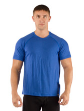 Футболка чоловіча Lasting QUIDO, M, синя