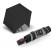 Парасоля Knirps Mini Duomatic Reflective Black Авто / Складана / 6 спиць / D92x24см