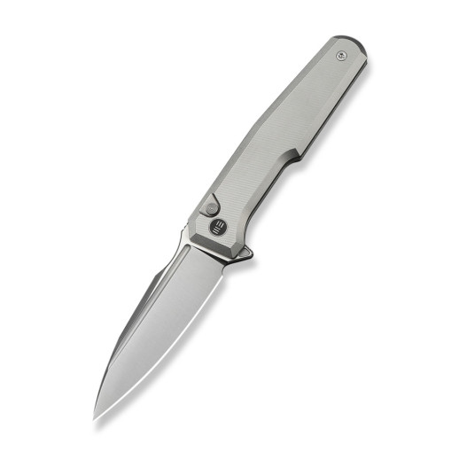 Ніж складаний туристичний Weknife Dressytak (8.6 см) Bohler M390 / Titanium сірий