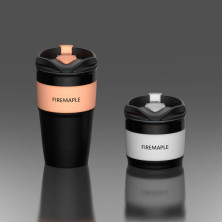 Складаний силіконовий кухоль Fire-Maple Silicone Collapsible Coffee Cup 350 мл, помаранчевий