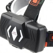 Ліхтар налобний Police BL-A19-GT200+COB, 2x18650, zoom, ЗП Type-C, Box