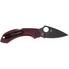 Ніж Spyderco Dragonfly 2 Lightweight Black Blade Micro-Melt PD1, FRN burgundy