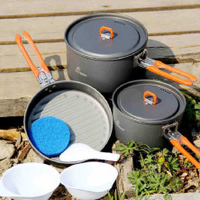 Fire-Maple Feast 3 набір посуду для 2-3 чел. black