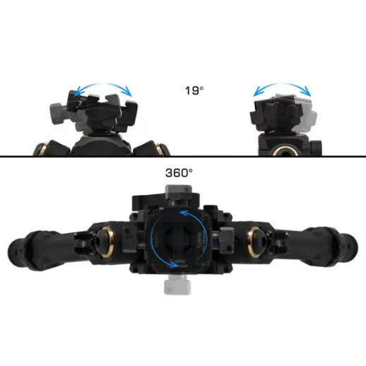 Сошки Leapers TBNR 360, 18-23cм, Picatinny