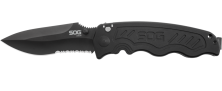 Ніж SOG Zoom Black Blade полусеррейтор (ZM1016-BX)