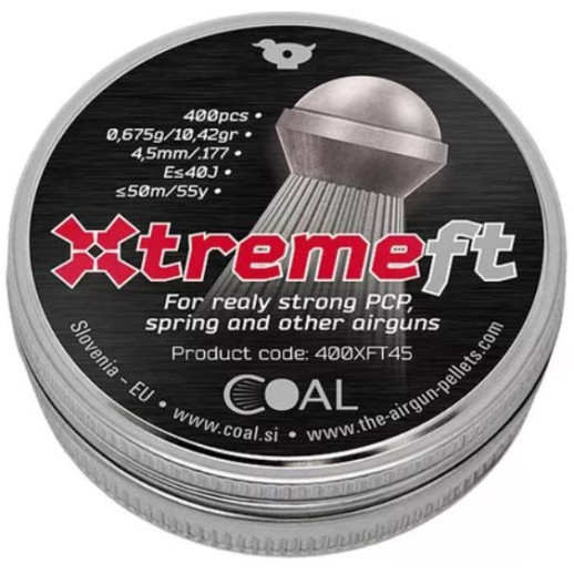 Кулі Coal Xtreme FT, 4,5мм, 0,675г, 400шт/уп