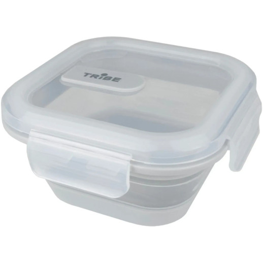 Контейнер Tribe Collapsible Container 500 мл силіконовий T-FF-0027, grey