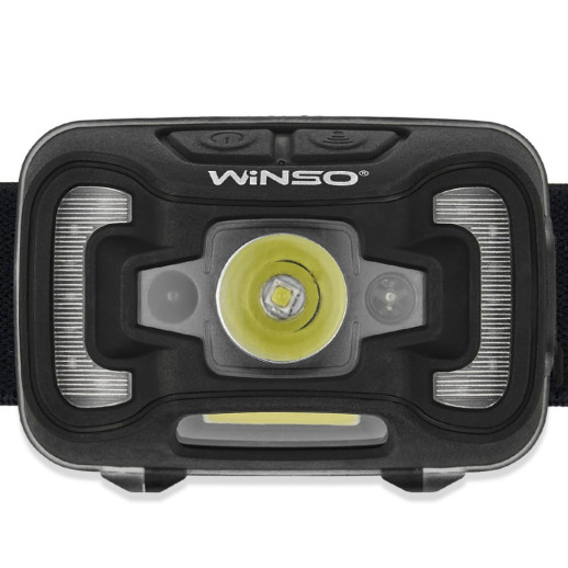 Ліхтар налобний Winso 300Lm, 5W CREE XTE + COB, 1800mAh, Sensor White/Red
