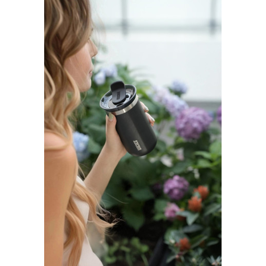 Термокухоль Wacaco Octaroma Lungo 300 мл, чорний