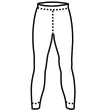 Штани жіночі Lasting Ataka, чорні S