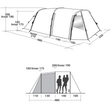 Намет Easy Camp Huntsville 600 Red (120341)