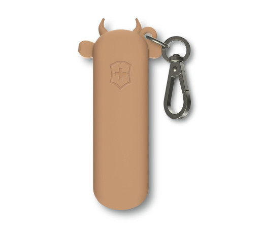 Чохол силіконовий Victorinox для ножа 58 mm серії Classic SD Colors, Wet Sand( 4.0454), коричневий, Бик
