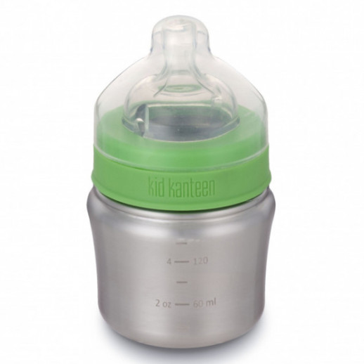 Пляшечка для годування Kid Kanteen Baby Bottle Brushed Stainless 148 ml