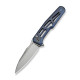 Ніж складаний туристичний Weknife Dressytak (8.6 см) Bohler M390 / Titanium синій