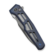 Ніж складаний туристичний Weknife Dressytak (8.6 см) Bohler M390 / Titanium синій
