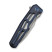 Ніж складаний туристичний Weknife Dressytak (8.6 см) Bohler M390 / Titanium синій