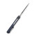 Ніж складаний туристичний Weknife Dressytak (8.6 см) Bohler M390 / Titanium синій