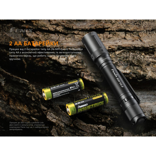 Ліхтар Fenix E20 V2.0 Luminus SST20