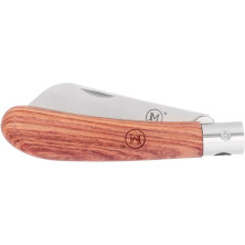 Ніж Main Knives German line, bubinga wood handle, sheepsfoot blade brown