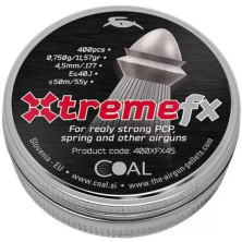 Кулі Coal Xtreme FX, 4,5 мм, 0,75 г, 400шт/уп
