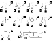 Браслет Leatherman Tread, metric-stainless
