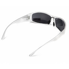 Окуляри Global Vision BAD-ASS 1 Silver (gray) чорні в металевій оправі
